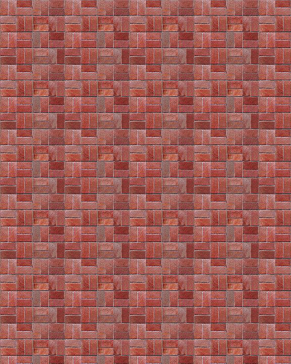 Brick dollhouse wallpaper 013